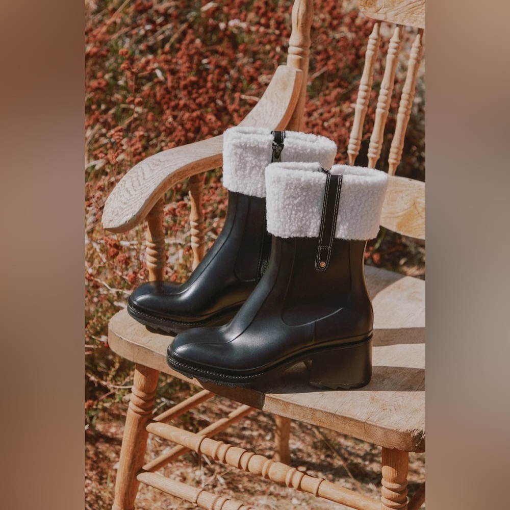 Lulus Chayy Black Faux Fur Mid-calf Boots - Size 10